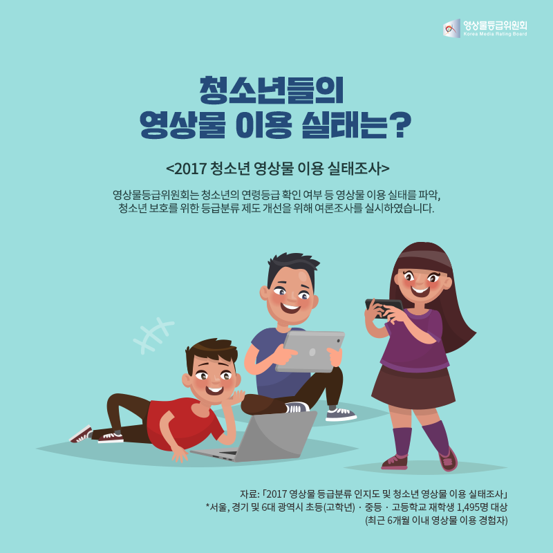 청소년들의 영상물 이용 실태는? 게시물 대표 사진