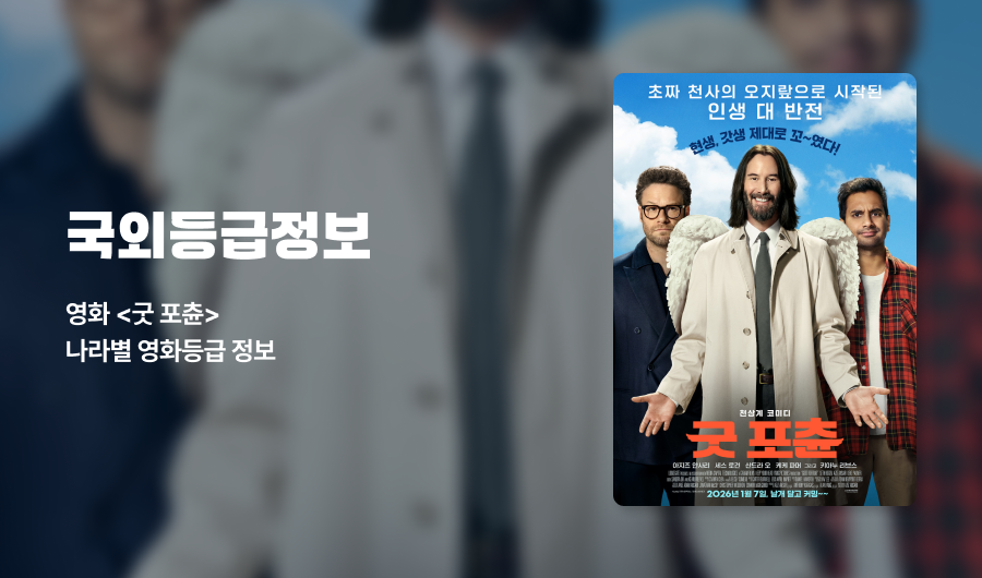 국내등급정보 '끝까지 지키고 싶은 사람들' 최신 등급분류 영화(2025.11.26. ~ 12.30.)