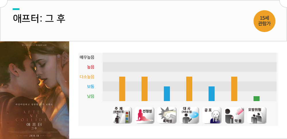 애프터: 그 후 등급분류 기준